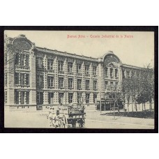 CIUDAD DE BUENOS AIRES TARJETA POSTAL ESCUELA INDUSTRIAL TRANVIA